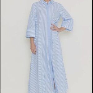Dress Forum Blue Striped Maxi Dress